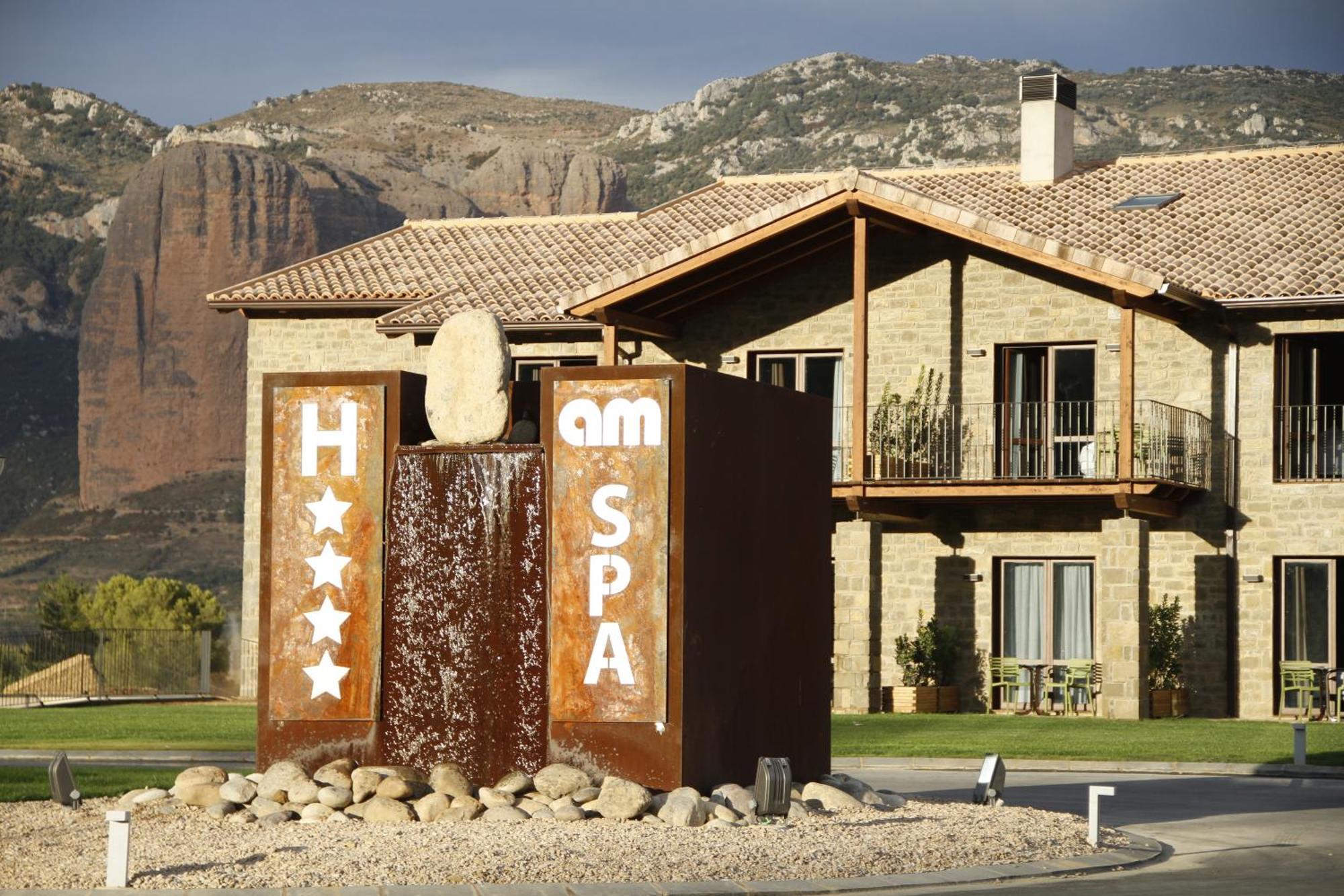 Hotel Spa Aguas De Los Mallos Murillo de Gállego Exteriör bild