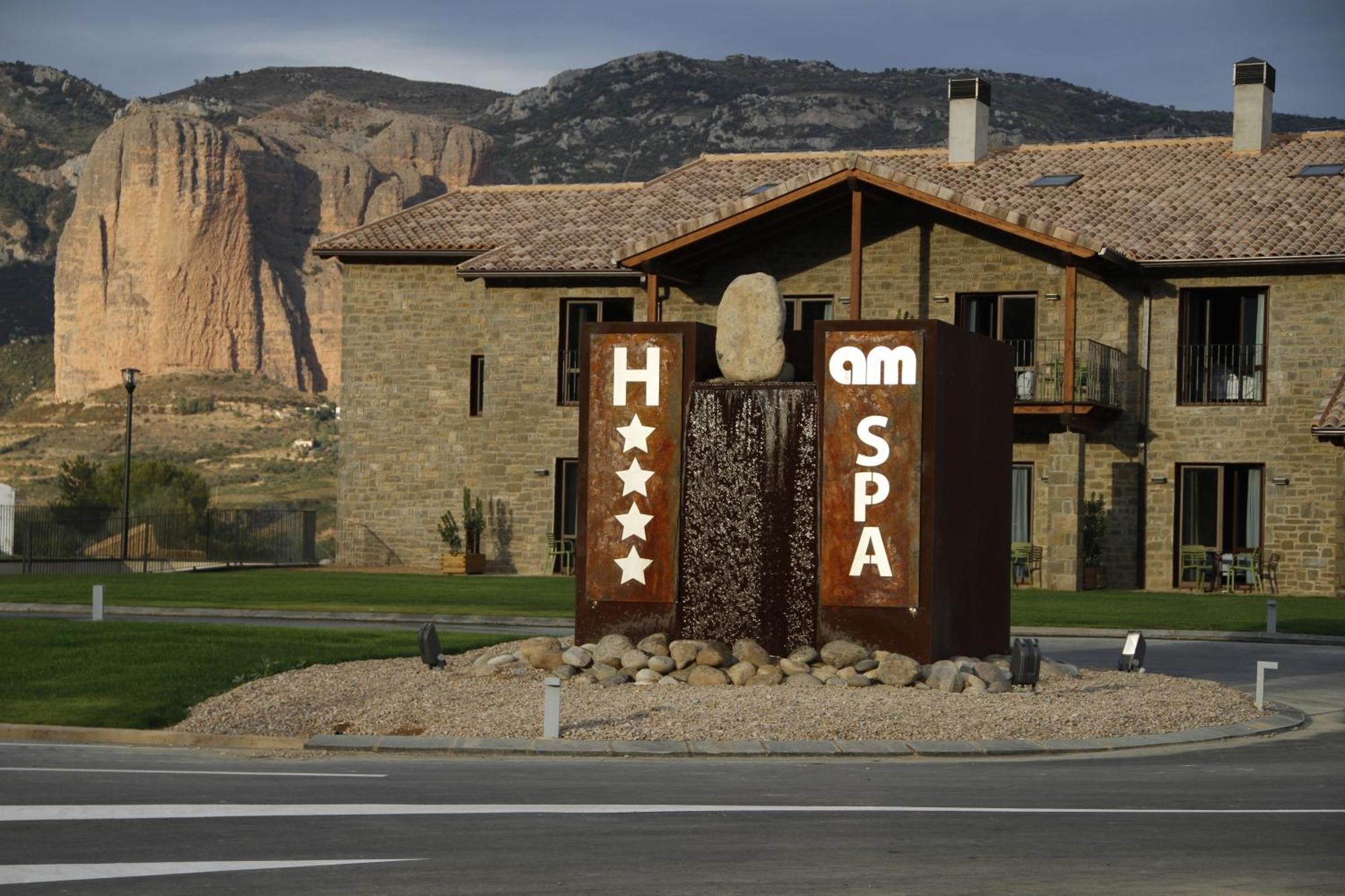 Hotel Spa Aguas De Los Mallos Murillo de Gállego Exteriör bild